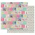 Prima Marketing Traveling Girl Scrapbook papír 12" (30 cm) Write me soon (1 lap)