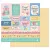 Prima Marketing Traveling Girl Scrapbook papír 12" (30 cm) Travel Girl (1 lap)