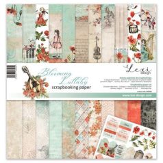   Papírkészlet 12", Blooming Lullaby - Lexi Design / Laserowe Love Set of papers - Paper Collection (1 csomag)