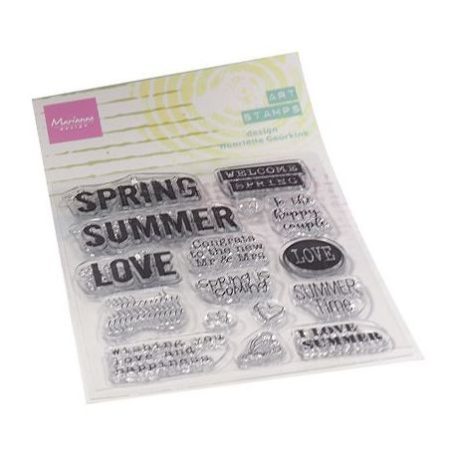 Szilikonbélyegző MM1639, Marianne Design Clear Stamp / Clear Stamps Art stamps - Summer time -  (1 csomag)