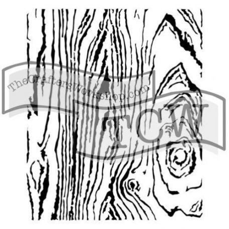 Stencil 12" (30cm), TCW Stencil / Wood Grain (1 db)