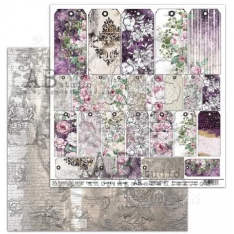 Scrapbook papír 12x12, AB Studio scrapbooking paper / A Beautiful Noise 5 -  (1 lap)