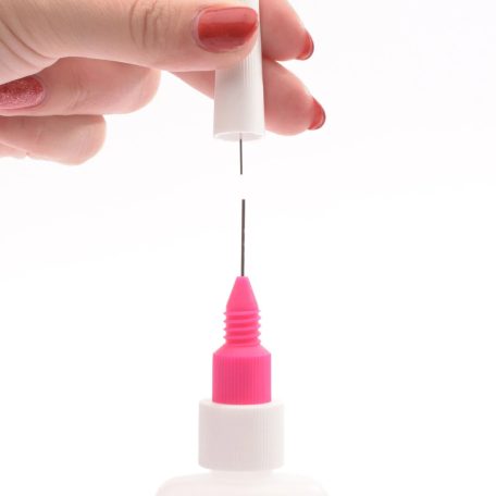 Flakon - Üres tároló, ultra vékony adagoló fejjel 0,5mm - Ultrafine tip applicator (1 db)