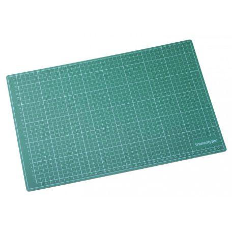 Öngyógyuló vágóalátét , transotyp® Cutting Mats / 45*30 cm - zöld / fekete kétoldalas (1 db)