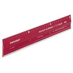   Transotype alumínium vonalzó 30 cm Non-slip aluminium cutting ruler PRO (1 db)