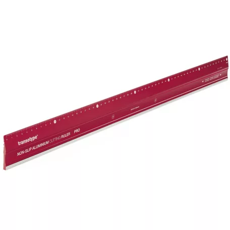 Transotype alumínium vonalzó 60 cm Non-slip aluminium cutting ruler PRO (1 db)