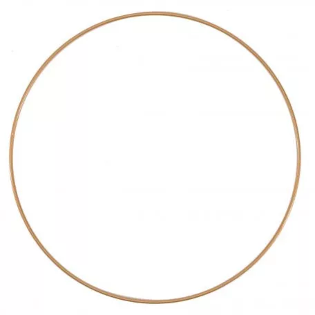 Fémkarika Ø25cm, Metal ring / Antique gold (1 db)