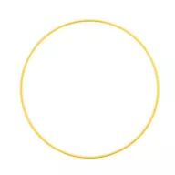 Fémkarika Ø25cm, Metal ring / Yellow -  (1 db)