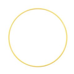 Fémkarika Ø25cm, Metal ring / Yellow -  (1 db)