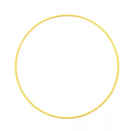Fémkarika Ø25cm, Metal ring / Yellow -  (1 db)