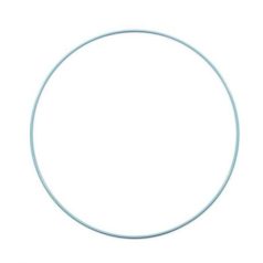 Fémkarika Ø25cm, Metal ring / Turquoise -  (1 db)