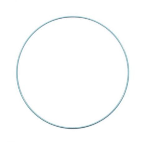 Fémkarika Ø25cm, Metal ring / Turquoise -  (1 db)