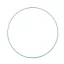 Fémkarika Ø25cm, Metal ring / Turquoise -  (1 db)