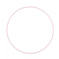 Fémkarika Ø25cm, Metal ring / Light pink -  (1 db)