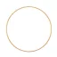 Fémkarika Ø25cm, Metal ring / Gold -  (1 db)