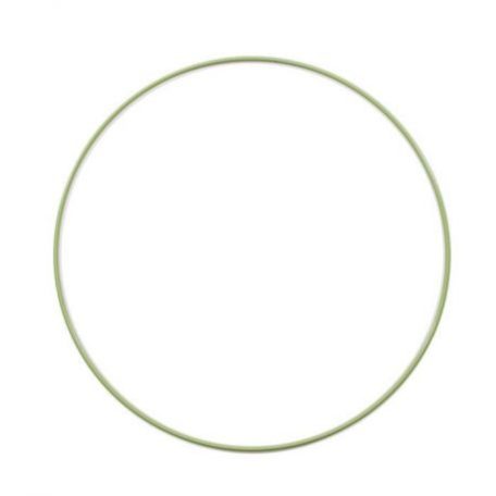 Fémkarika Ø25cm, Metal ring / Pale green -  (1 db)