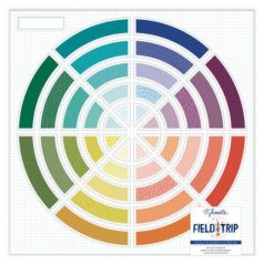   Scrapbook papír - perforált 12" (30,5 cm), AC Die-Cut Cardstock / Field Trip - Shimelle (1 lap)