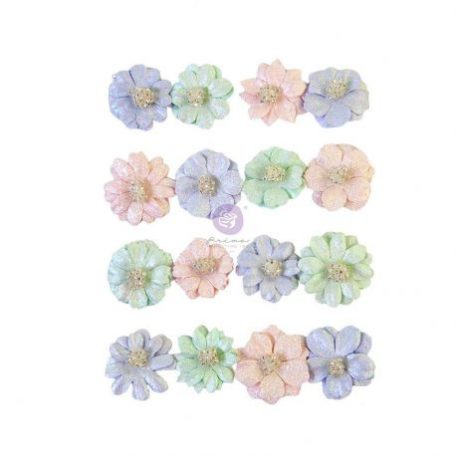 Díszítőelem - Virág , Pretty Tints / Prima Marketing Watercolor Floral -  (1 csomag)
