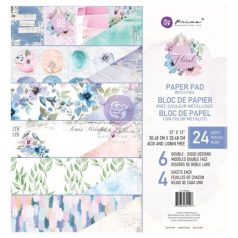   Papírkészlet 12", 12x12 Inch Paper Pad / Prima Marketing Watercolor Floral -  (1 csomag)