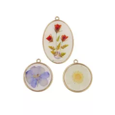   Díszítőelem , Charms 3 Pc / Prima Marketing Nature Lover -  (1 csomag)