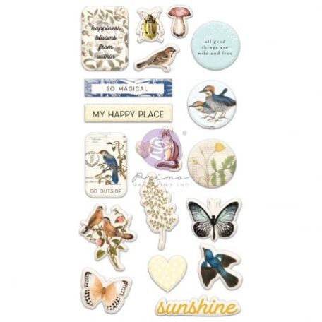 Matrica , Puffy Stickers / Prima Marketing Nature Lover -  (1 csomag)