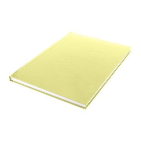 Kemény borítós üres vázlatfüzet A4, Sketchbook (dummy) / blanco hard cover, yellow pastel (1 db)