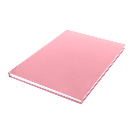Kemény borítós üres vázlatfüzet A4, Sketchbook (dummy) / blanco hard cover, pink pastel -  (1 db)