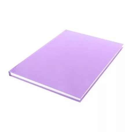 Kemény borítós üres vázlatfüzet A4, Sketchbook (dummy) / blanco hard cover, violet pastel (1 db)