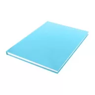   Kemény borítós üres vázlatfüzet A4, Sketchbook (dummy) / blanco hard cover, blue pastel (1 db)