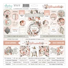   Mintay Chipboard 12" (30 cm) Florabella / Chipboard Stickers (1 ív)