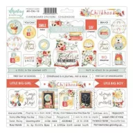   Mintay Chipboard 12" (30 cm) Childhood / Chipboard Stickers (1 ív)