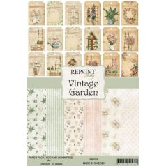   Papírkészlet A4, Reprint Paper Pack / Vintage Garden -  (10 lap)
