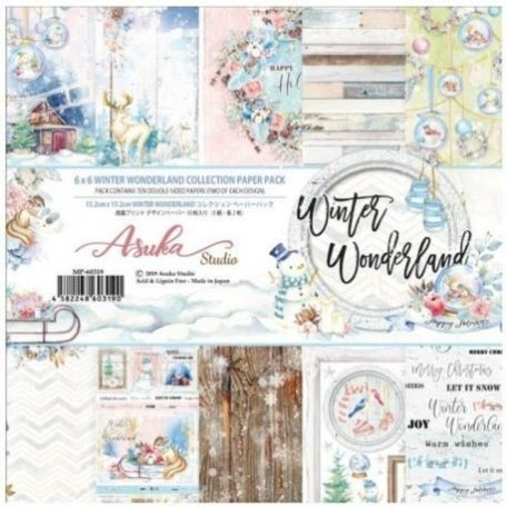 Papírkészlet 6", Memory Place Paper Pack  / Winter Wonderland -  (10 lap)
