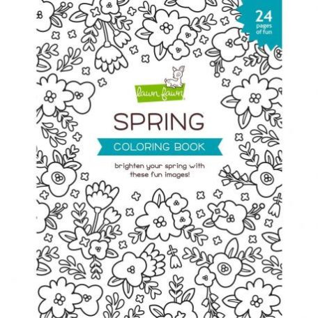Színező LF2540, Lawn Fawn Coloring Book / Spring -  (1 db)