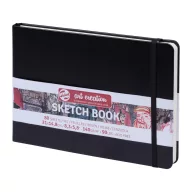   Vázlatfüzet A5, Talens Art Creation Sketch Book / Fekete - 80 lap (1 db)