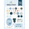 Díszítőelem , Echo Park Welcome Baby Boy / Adhesive Brads -  (1 csomag)