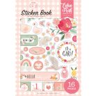 Matrica készlet , Echo Park Welcome Baby Girl / Sticker Book -  (16 ív)
