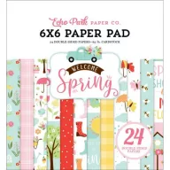  Papírkészlet 6", Echo Park Welcome Spring / Paper Pads - Kétoldalas (24 lap)