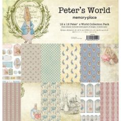   Papírkészlet 12", Memory Place Paper Pack  / Peter's World -  (12 lap)