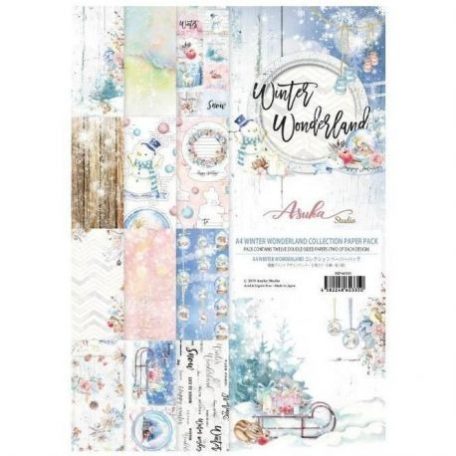 Papírkészlet A4, Memory Place Paper Pack  / Winter Wonderland -  (12 lap)