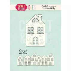 Vágósablon , Craft & You Dies / Haus (1 csomag)
