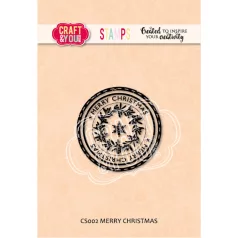   Craft & You Szilikonbélyegző - Merry christmas  -  Clear Stamp (1 db)
