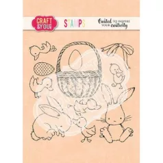   Craft & You Szilikonbélyegző - Easter set 2 - Clear Stamps (1 db)