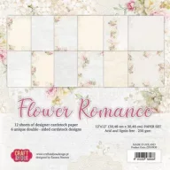   Papírkészlet 12x12, Craft&You Paper Set / Flower Romance -  (12 lap)