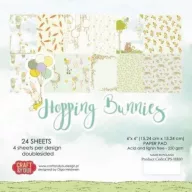  Papírkészlet 6x6, Craft&You Paper Set / Hopping Bunnies -  (36 lap)