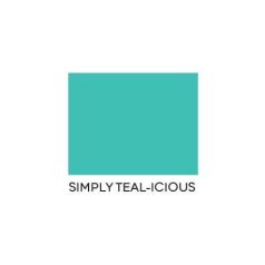   10 ív Scrapbook papír / Alapkarton A4, Heffy Doodle Cardstock / Simply Teal icious Letter Size  -  (10 ív)