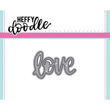 Vágósablon , Heffy Doodle Dies / Love   -  (1 csomag)