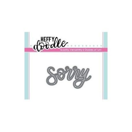 Vágósablon , Heffy Doodle Dies / Sorry   -  (1 csomag)