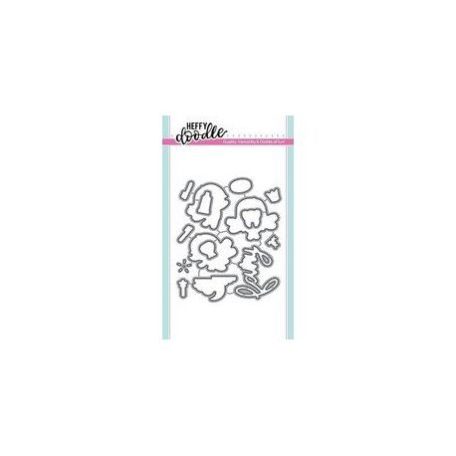 Vágósablon , Heffy Doodle Dies / Absotoothly Awesome   -  (1 csomag)