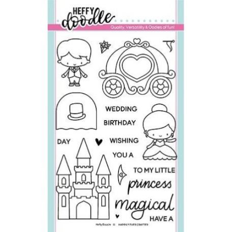 Szilikonbélyegző , Heffy Doodle Clear Stamps / Happily Ever Crafter  -  (1 csomag)